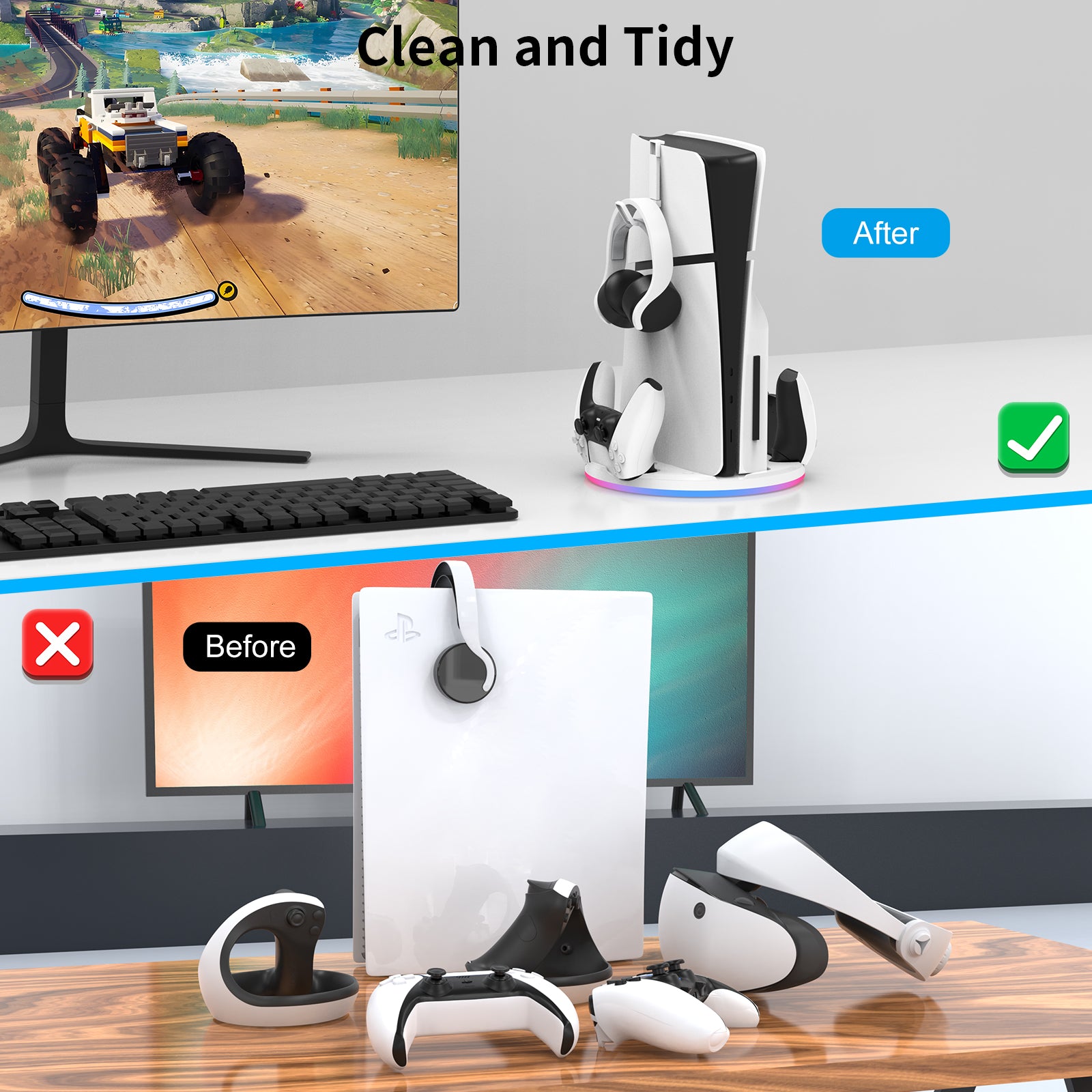 PLAYMAX PS5 SLIM CHARGING STAND