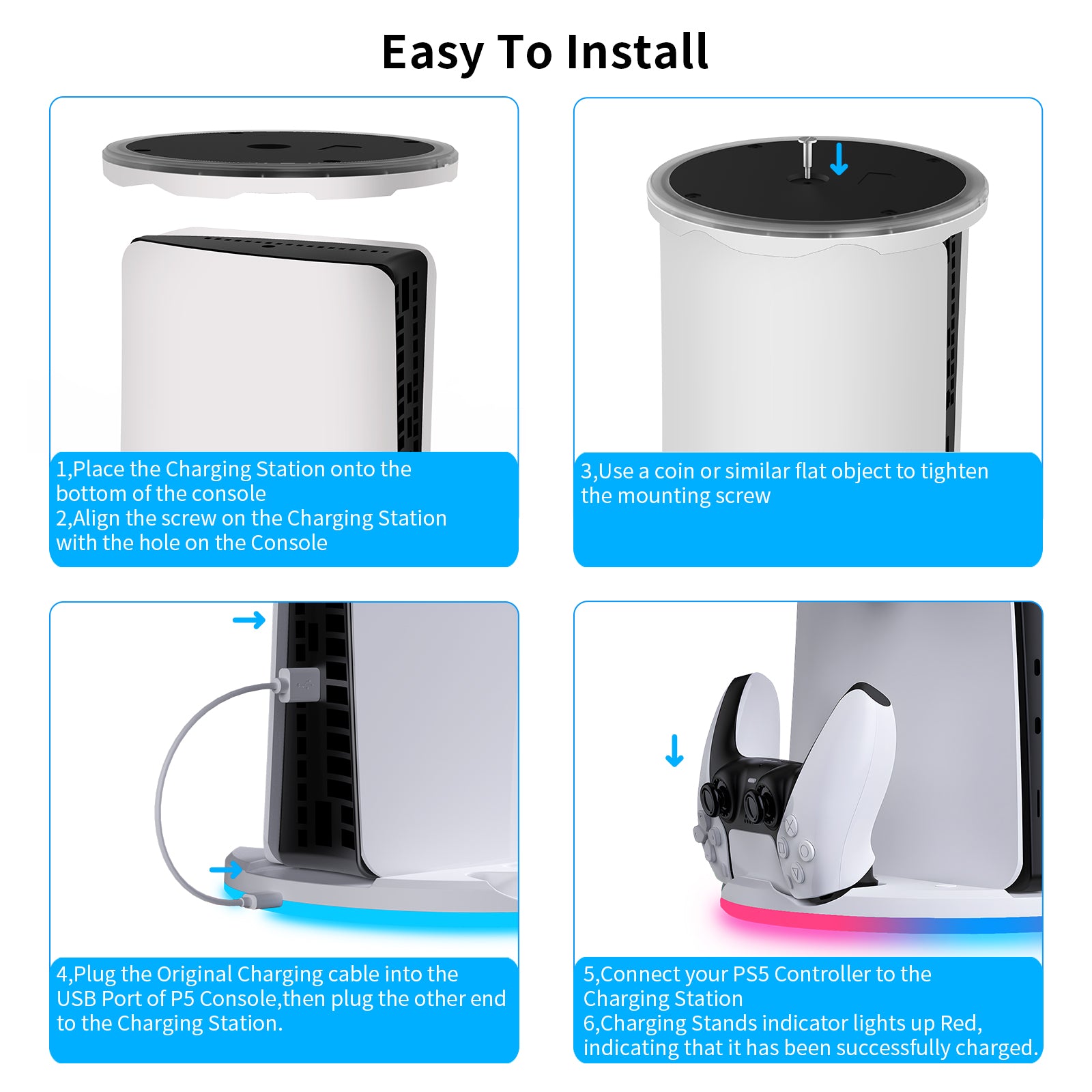 PLAYMAX PS5 SLIM CHARGING STAND