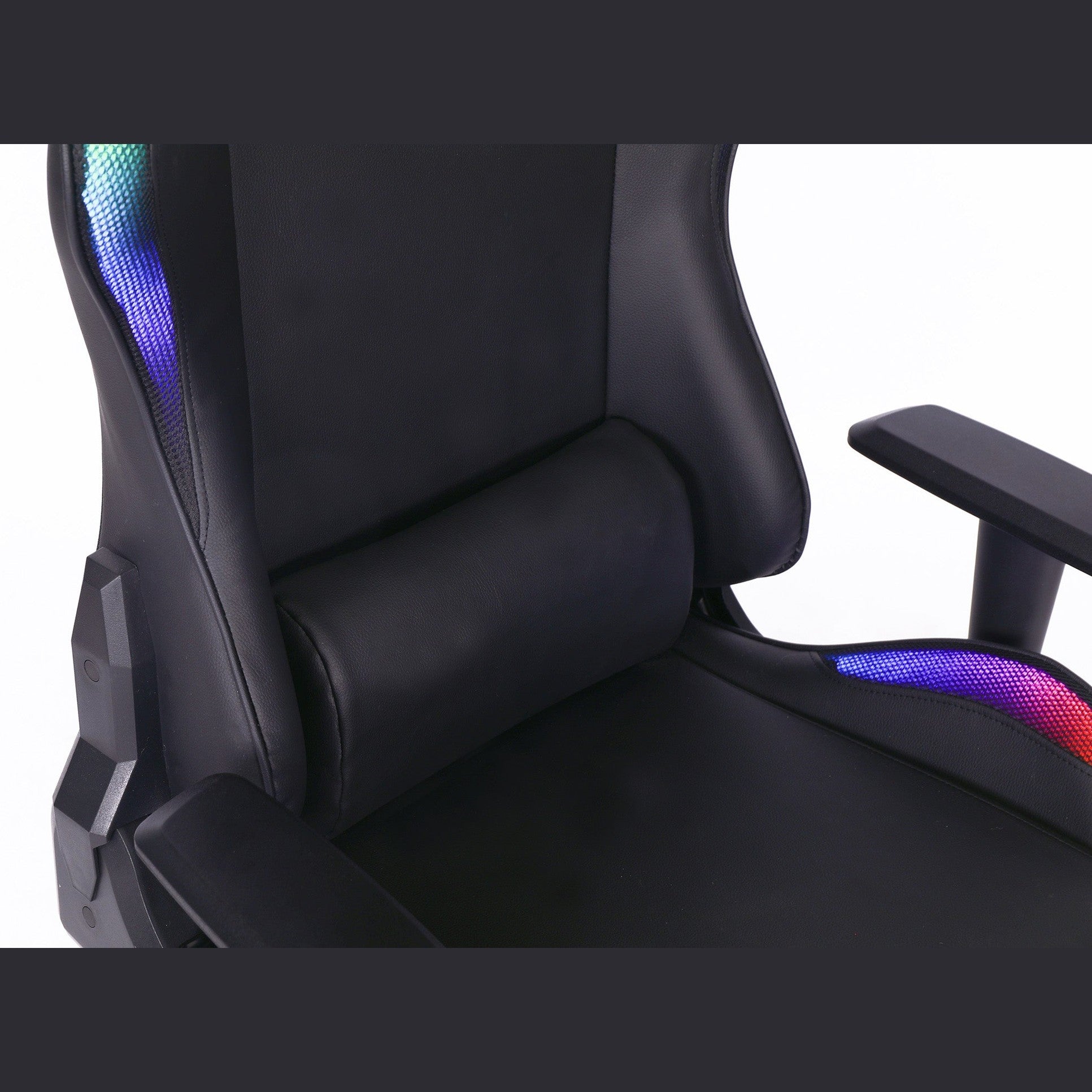 PLAYMAX PRO GAMING CHAIR - BLACK RGB