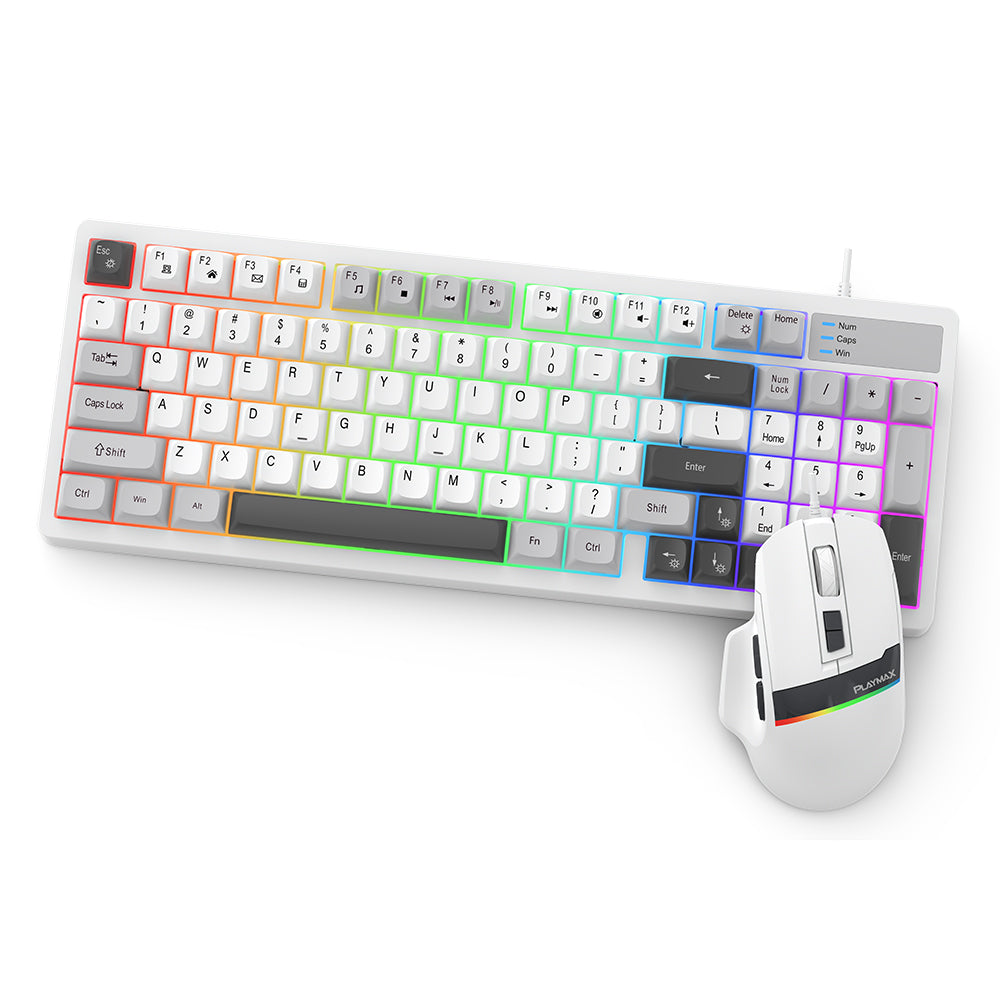 Playmax STRIKE Grey Keyboard & Mouse Bundle