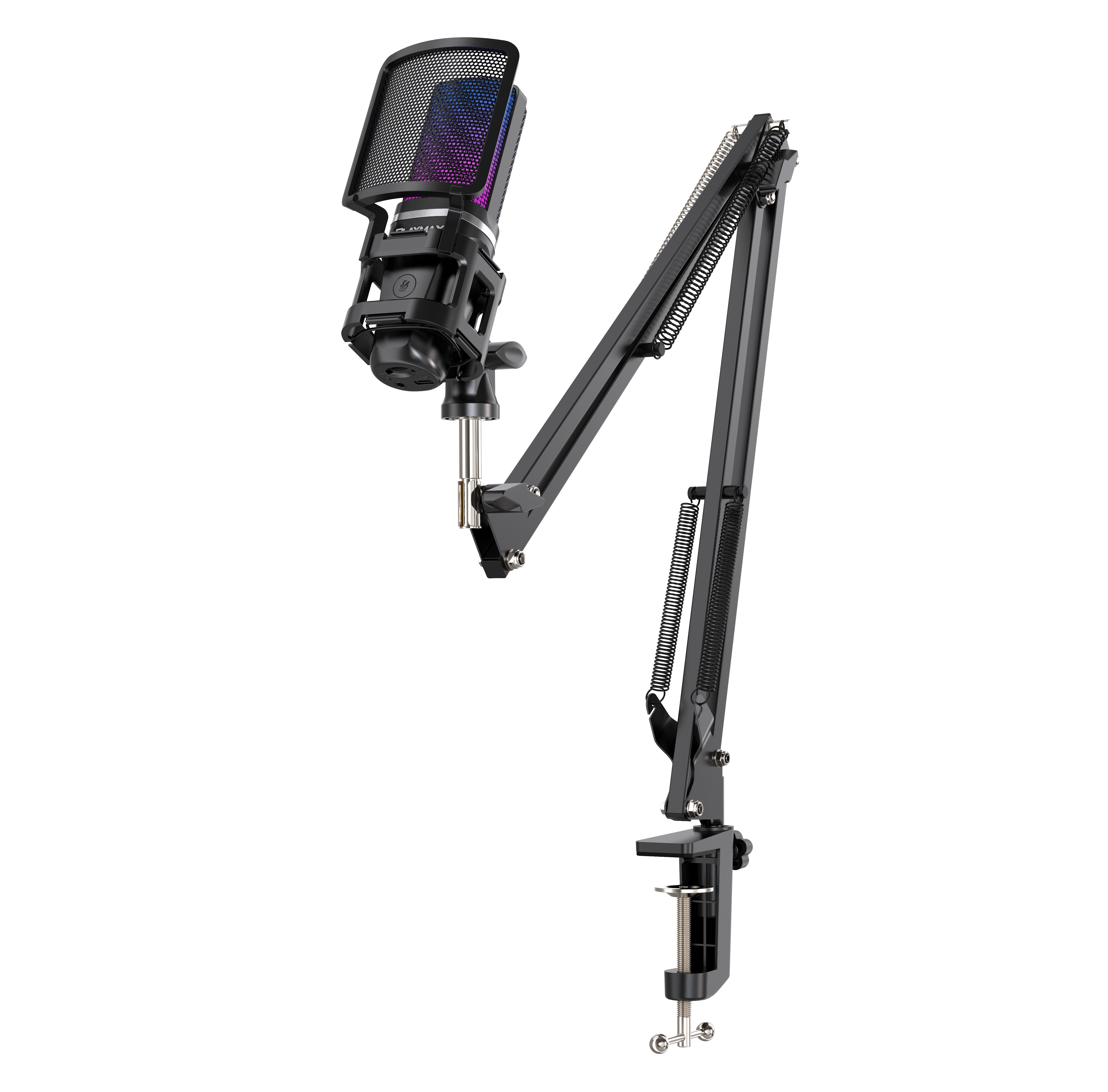 Playmax RGB Microphone PRO Kit Black
