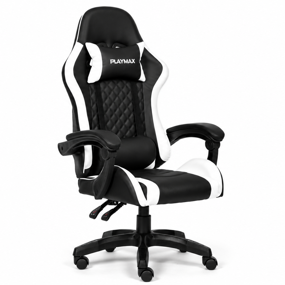 Playmax Studio Core Gaming Chair White/black