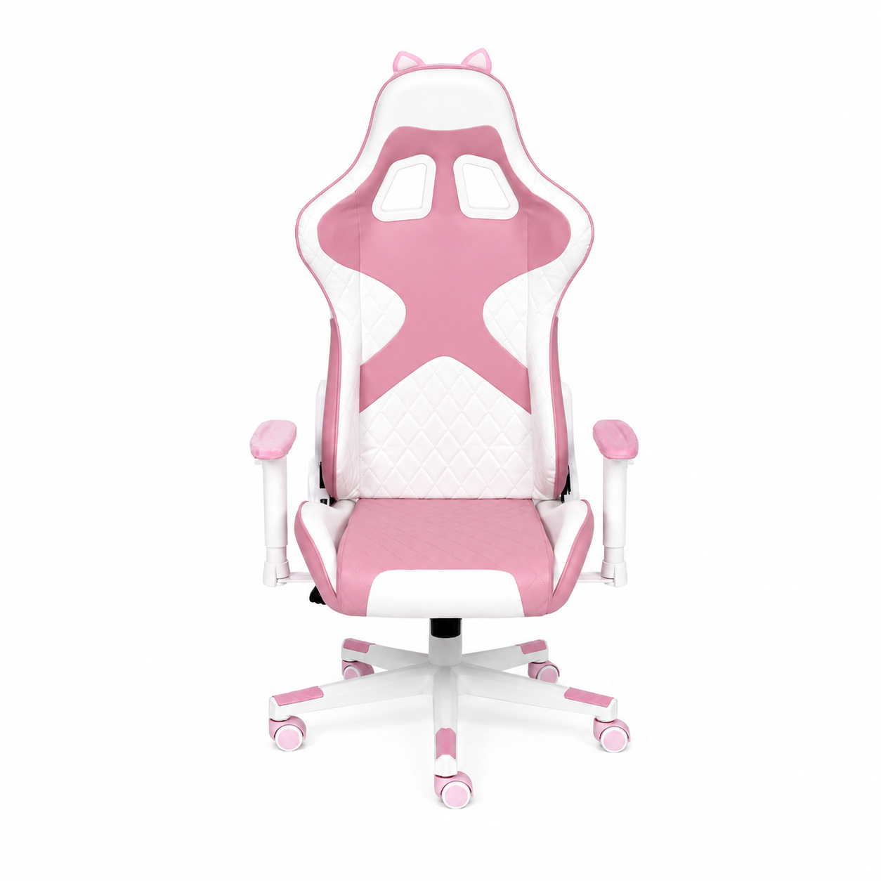 Playmax Studio Cat Gaming Chair Pink/white