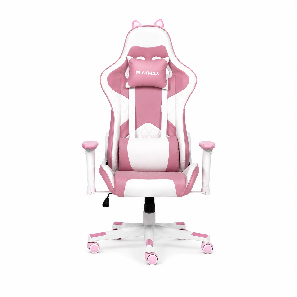 Playmax Studio Cat Gaming Chair Pink/white