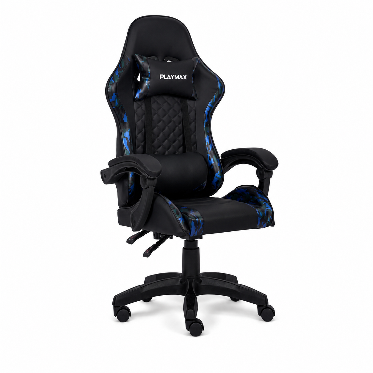 Playmax Studio Core Gaming Chair Blue Camo/Black