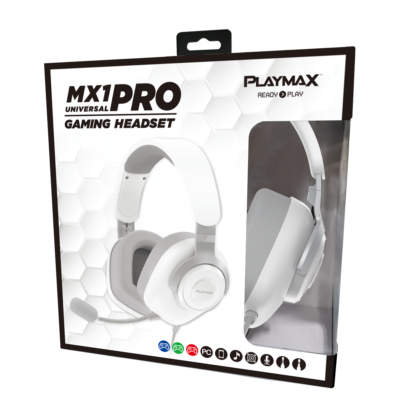 PLAYMAX MX1 PRO HEADSET - WHITE