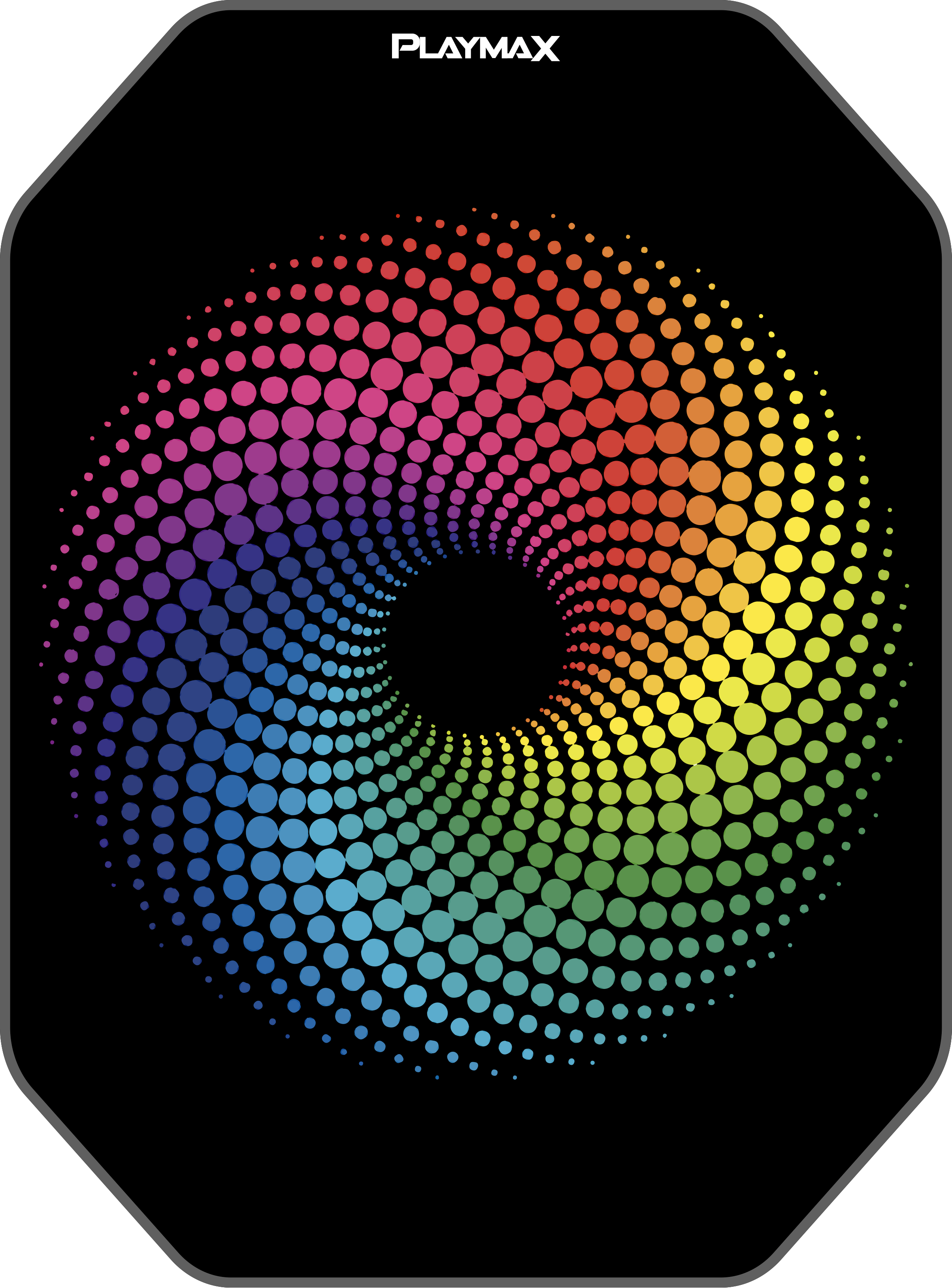 PLAYMAX OCTAGON ANTI-SLIP FLOOR MATS - RAINBOW