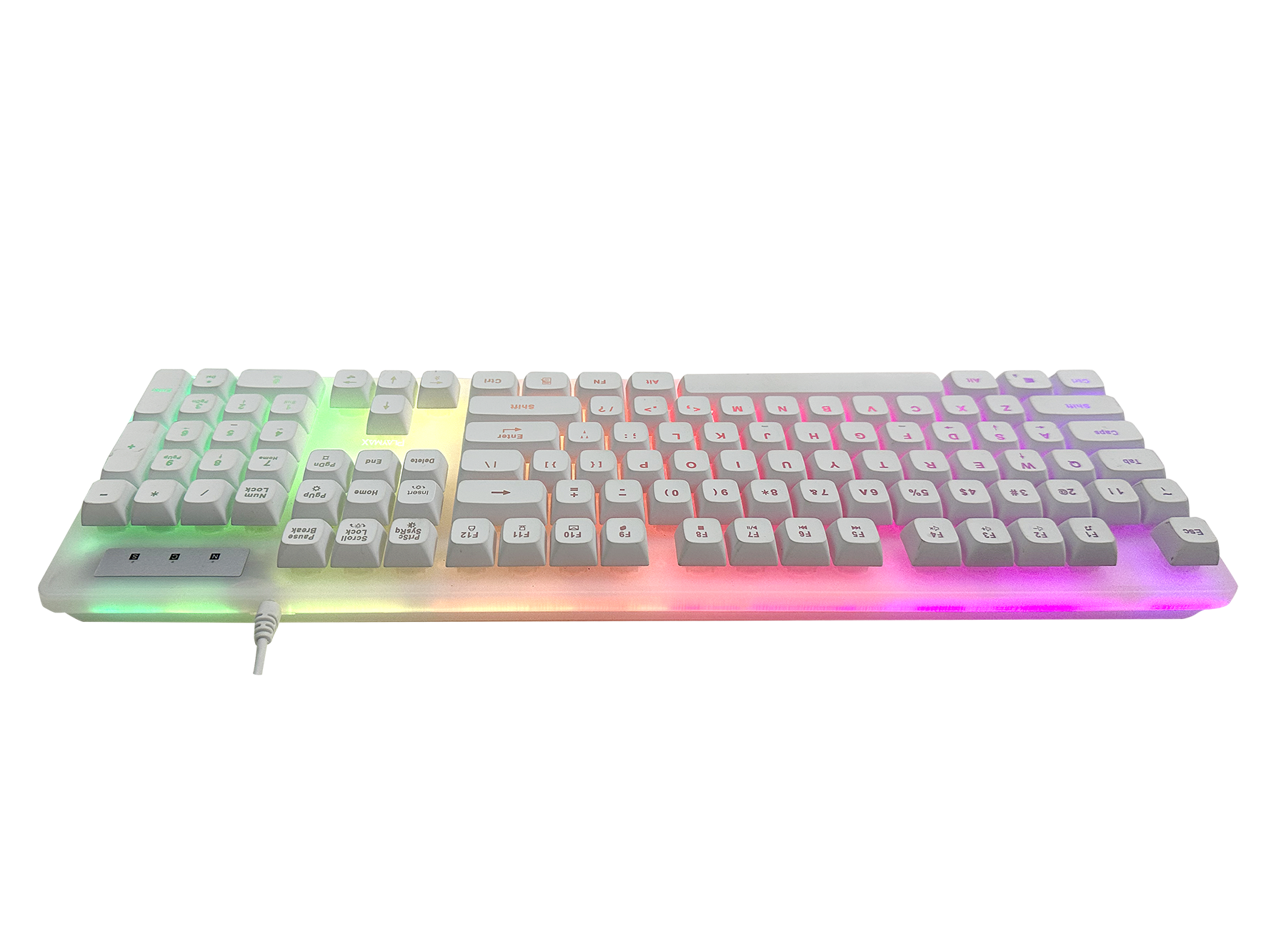 Playmax Aurora keyboard - White