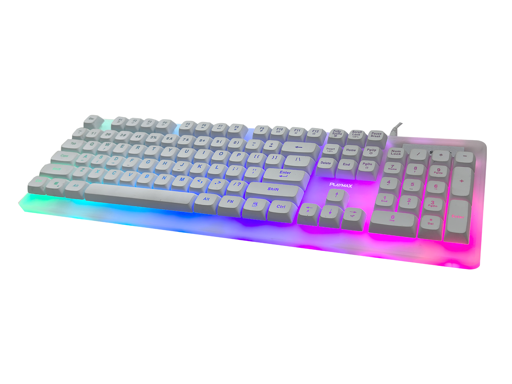 Playmax Aurora keyboard - White
