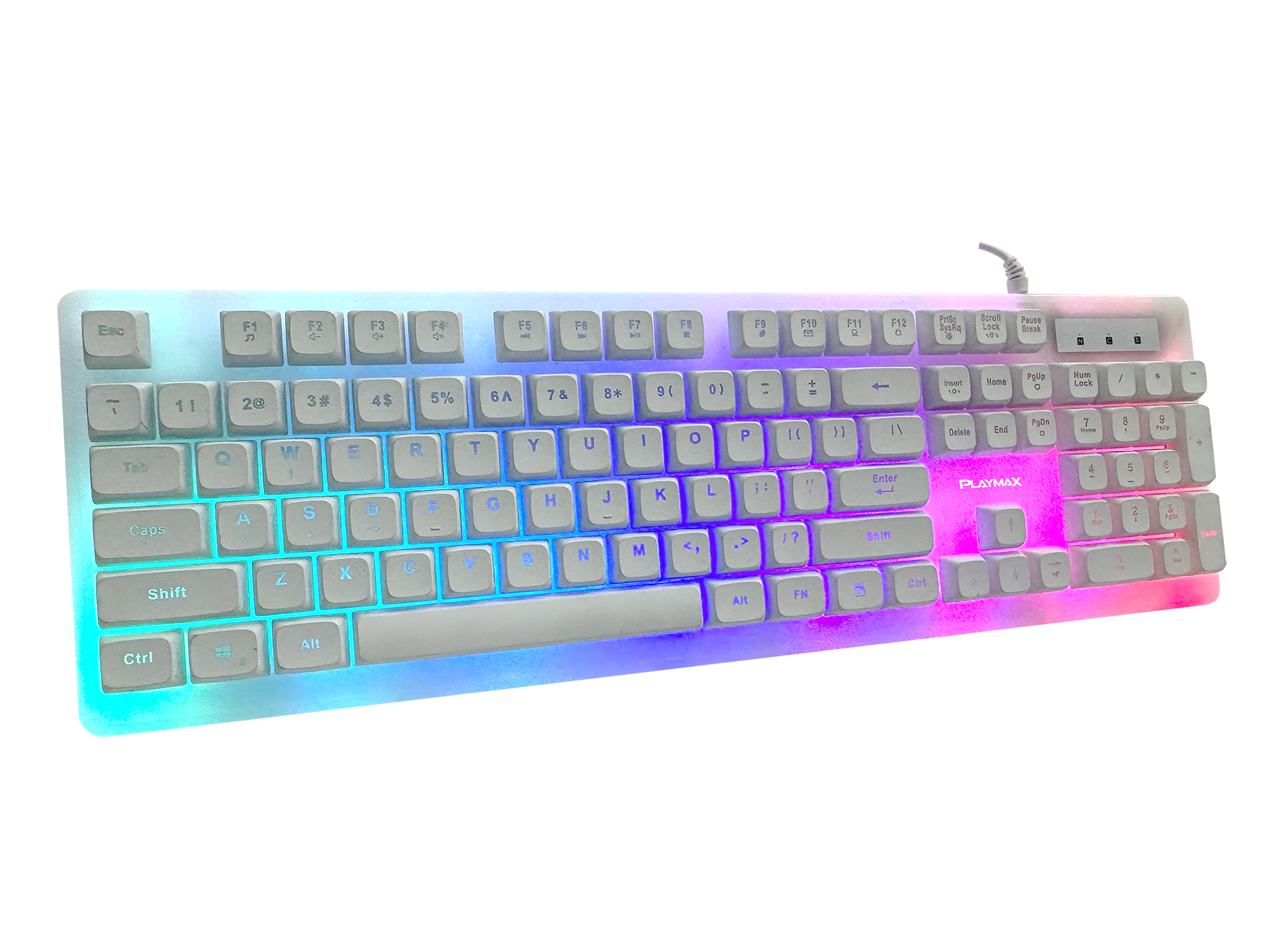 Playmax Aurora keyboard - White