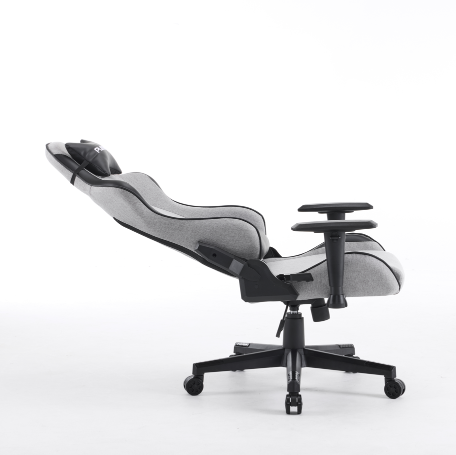 PLAYMAX FABRIC ELITE GAMING CHAIR LIGHT GREY