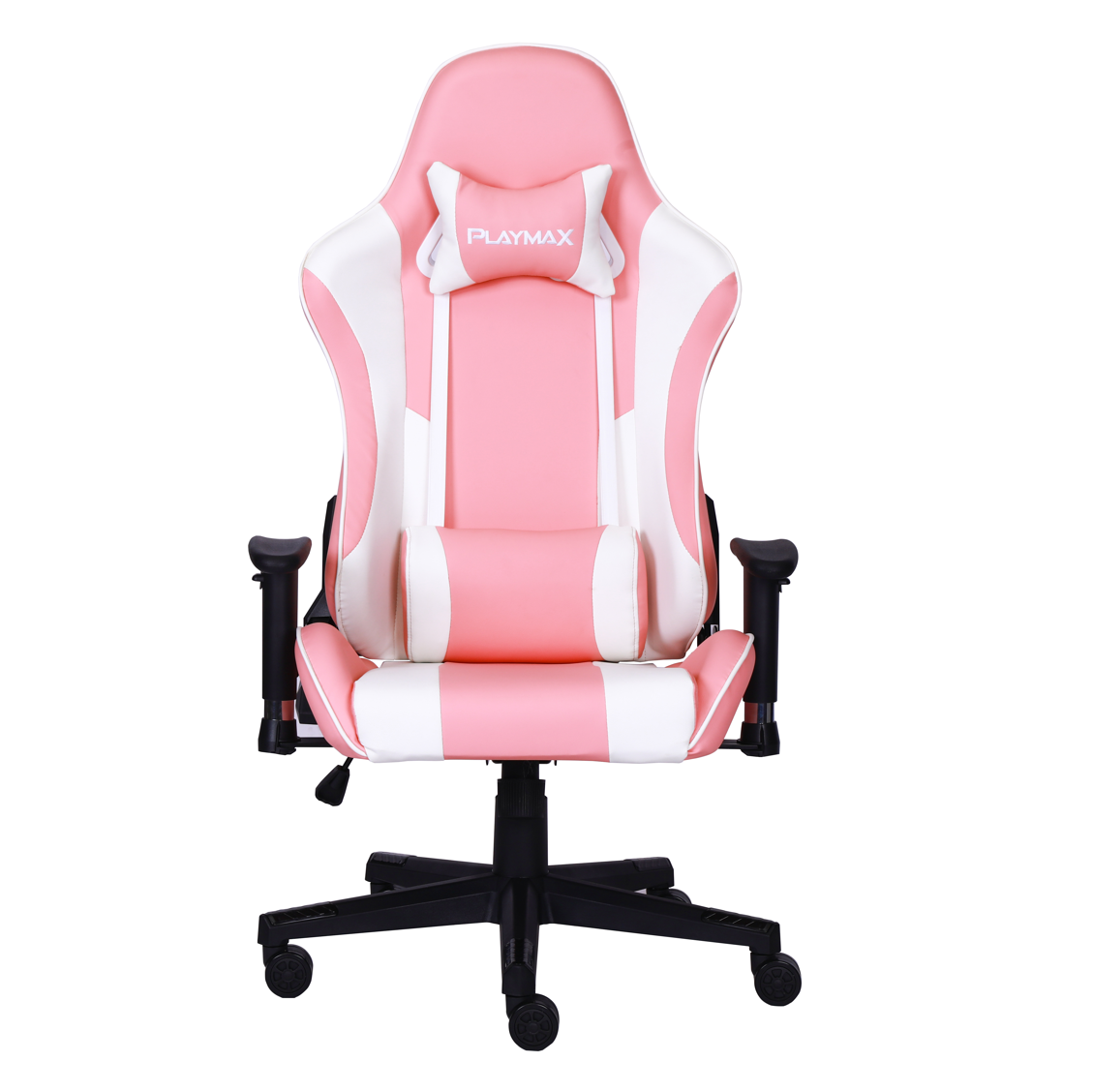 PINK AND WHITE ELITE GAMING CHAIR
