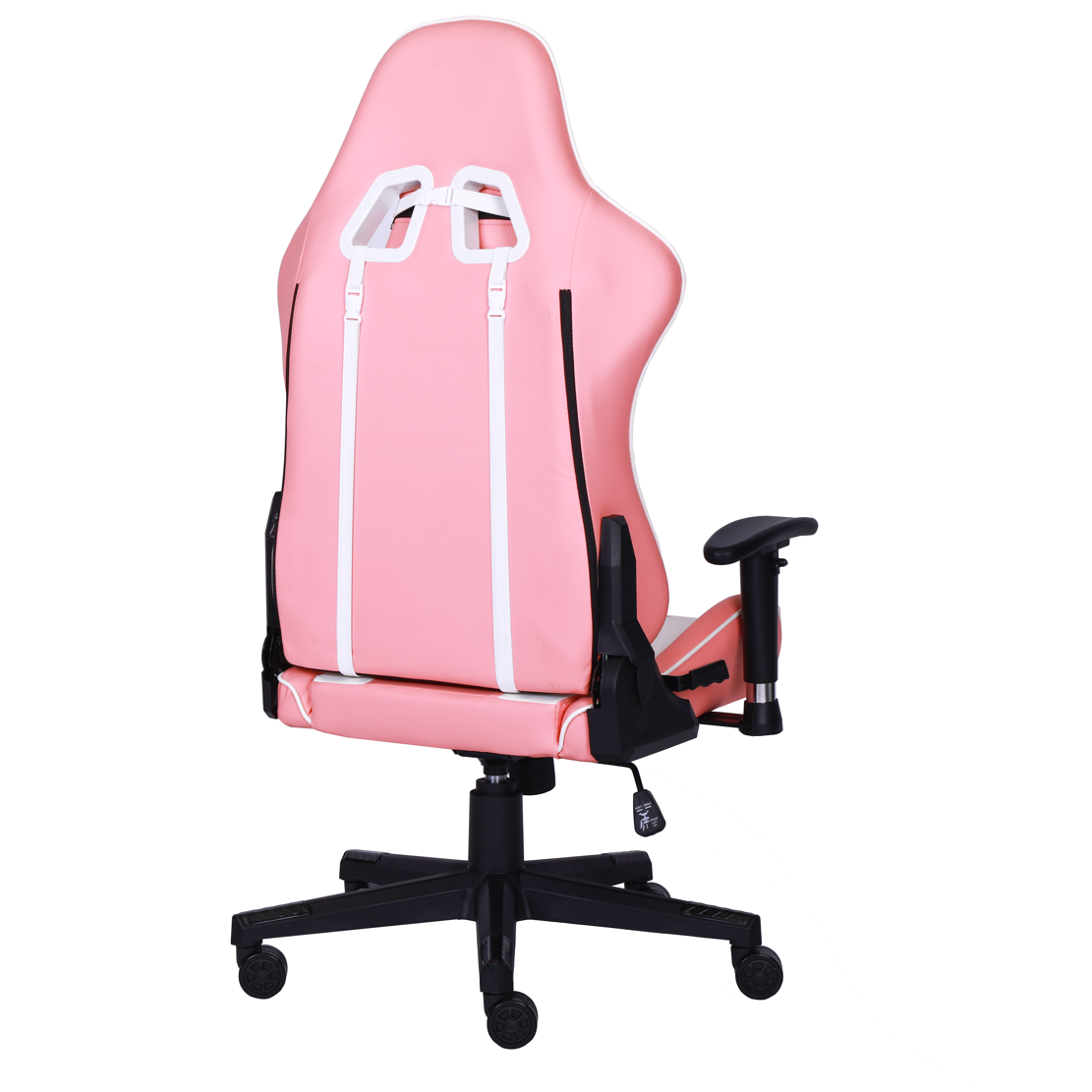 PINK AND WHITE ELITE GAMING CHAIR