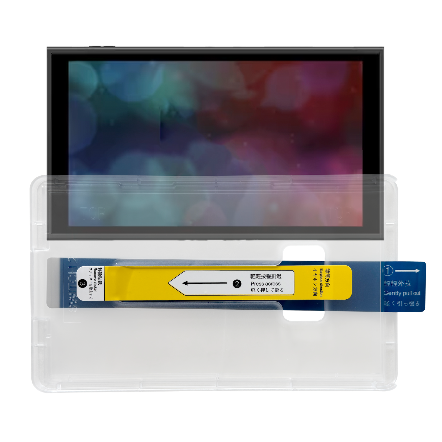 PLAYMAX SWITCH 2 TEMPERED GLASS SCREEN PROTECTOR WITH APPLICATOR