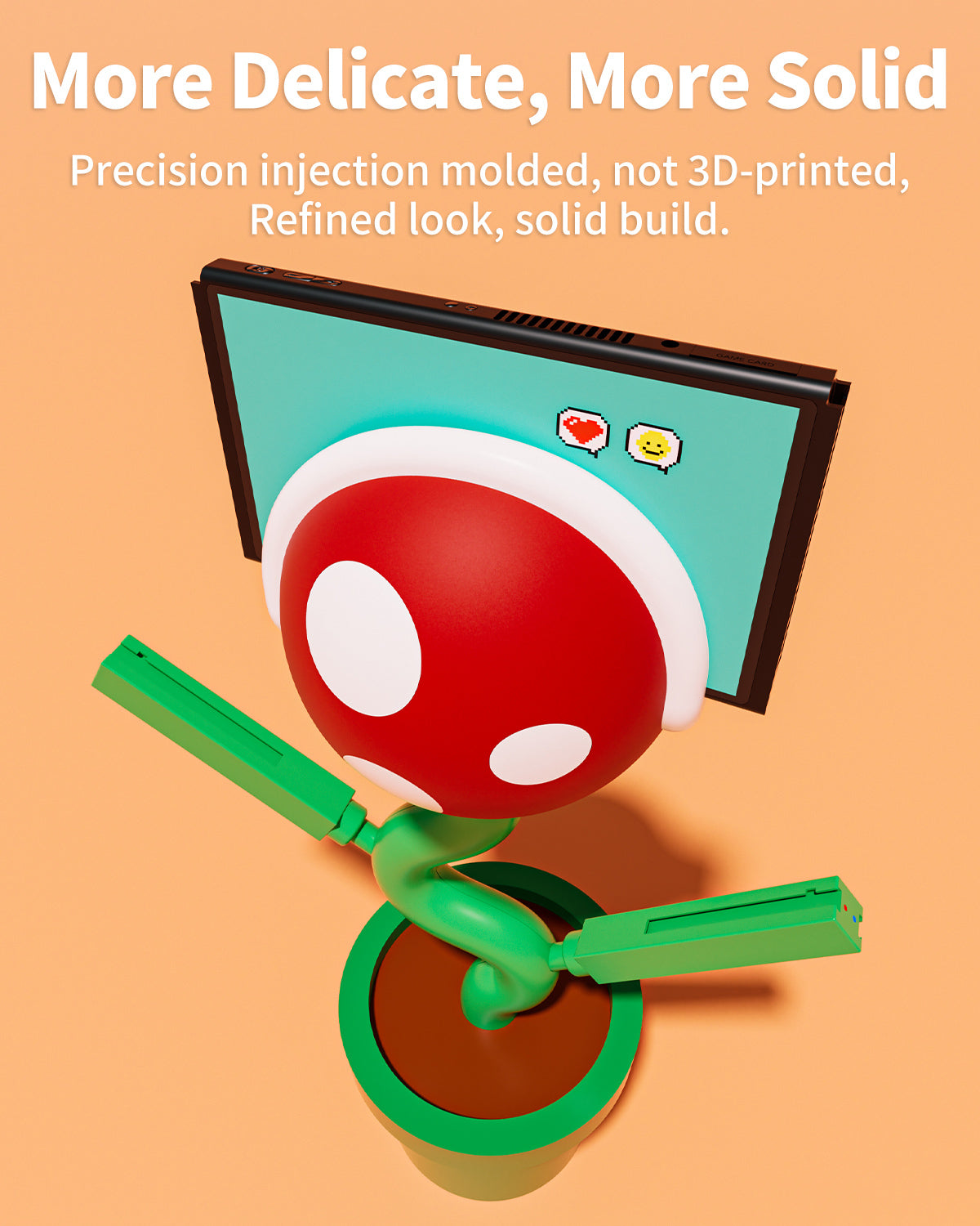 POWKONG Piranha Plant Dock for Switch and Switch OLED