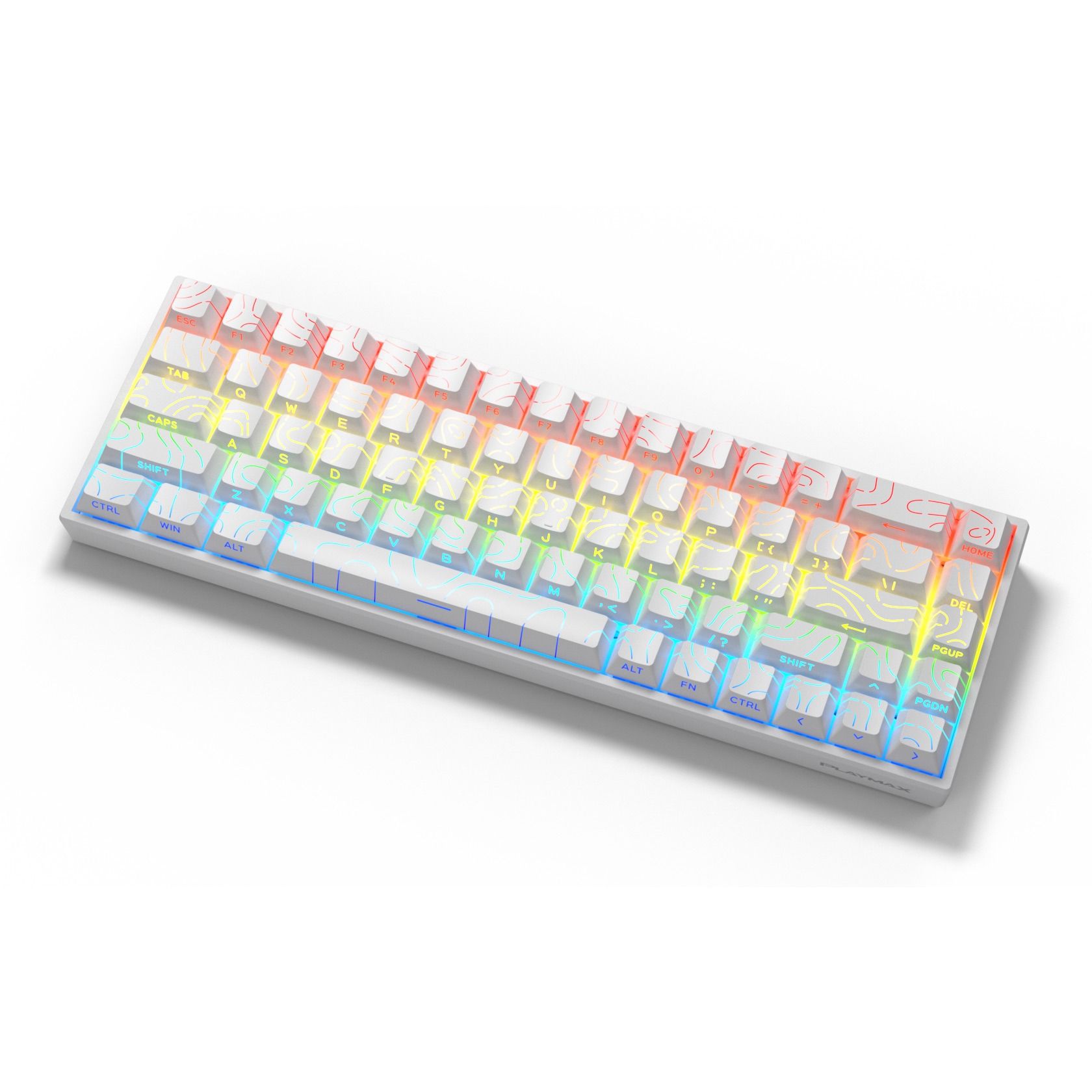 PLAYMAX MINI MECHANICAL GAMING KEYBOARD - TOPO