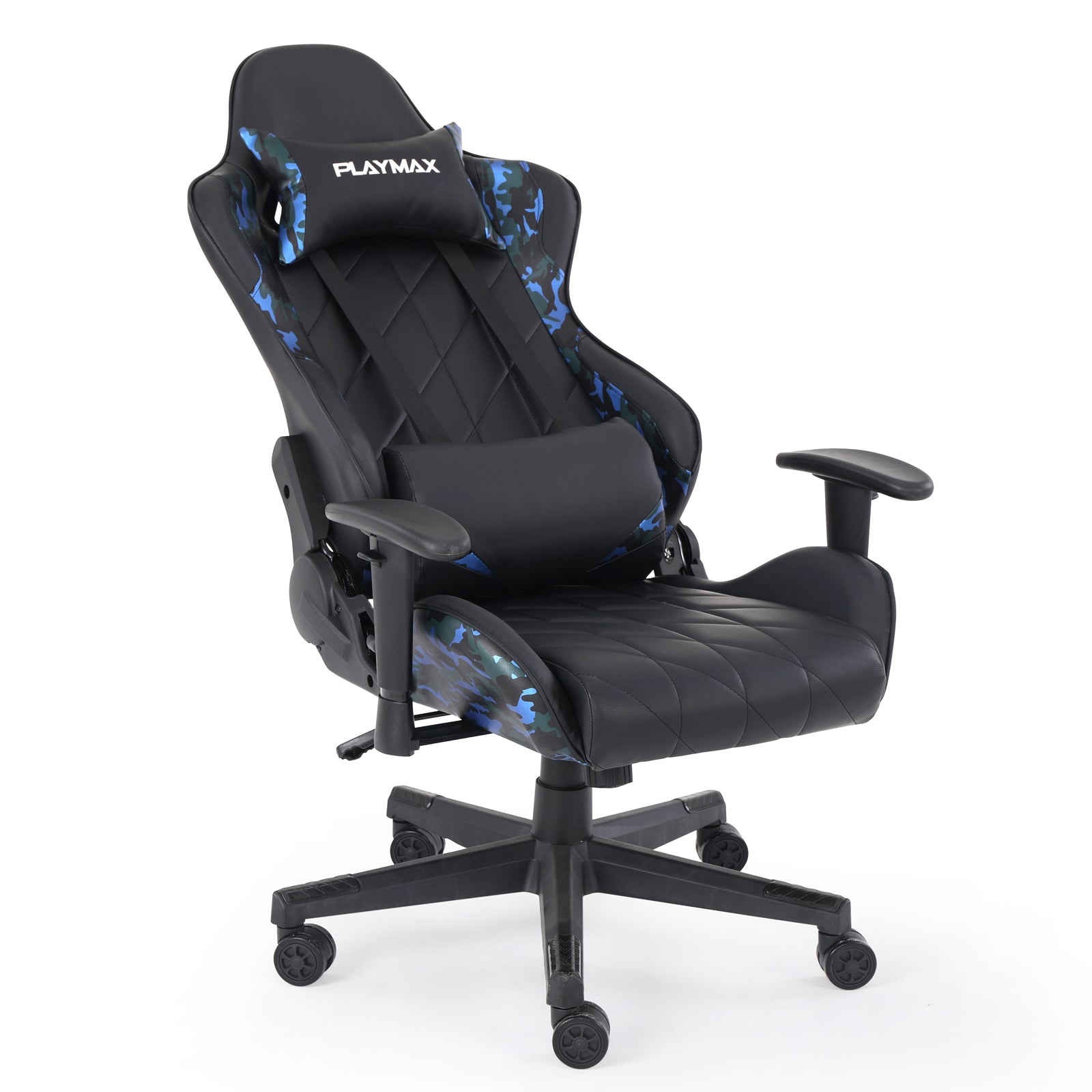 CAMO / BLUE FABRIC ELITE GAMING CHAIR