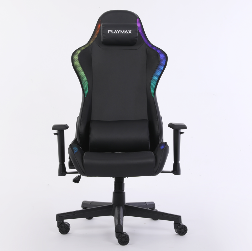Playmax PRO Gaming Chair - Black RGB (magnetic pillow)
