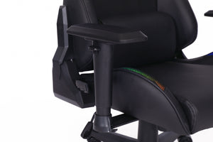 PLAYMAX PRO GAMING CHAIR - BLACK RGB