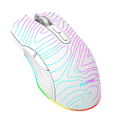 Playmax TOPO White RGB Gaming Mouse