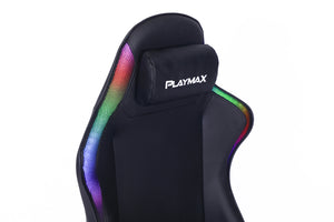 PLAYMAX PRO GAMING CHAIR - BLACK RGB