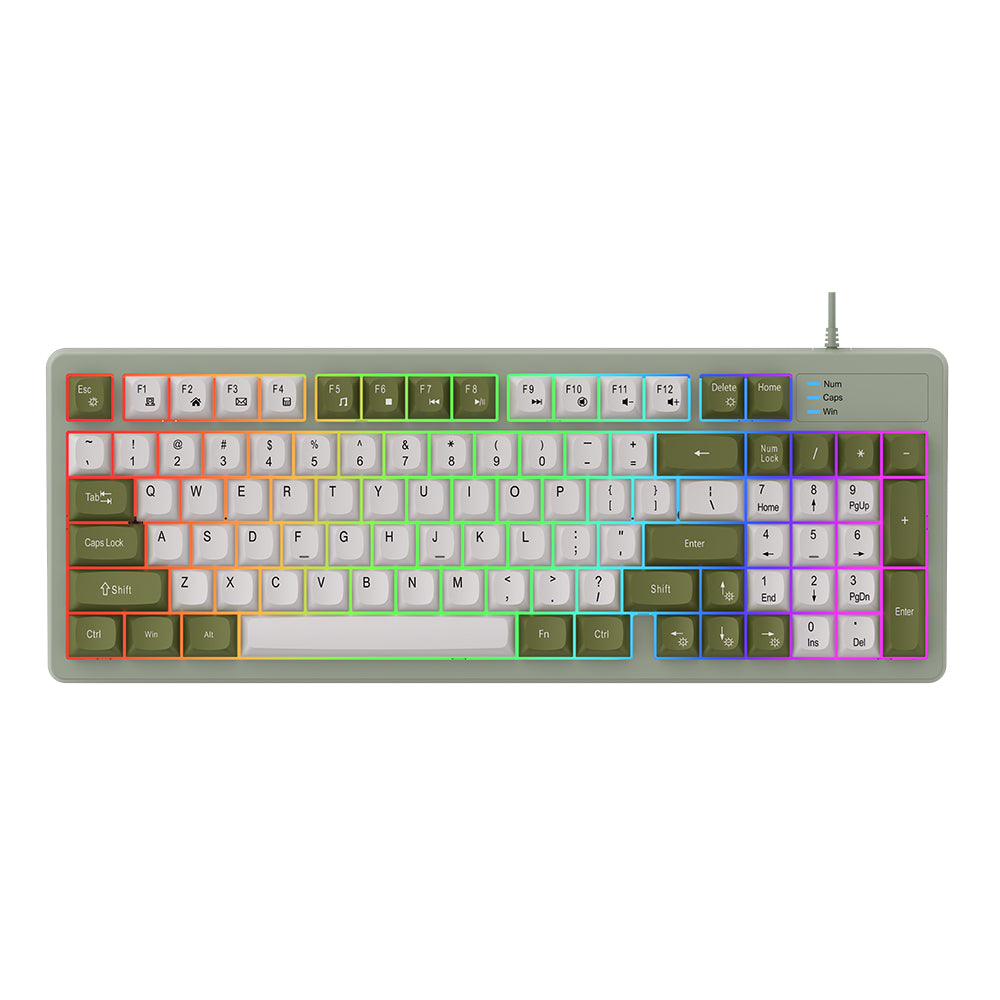 Playmax STRIKE Sage Green Keyboard & Mouse Bundle