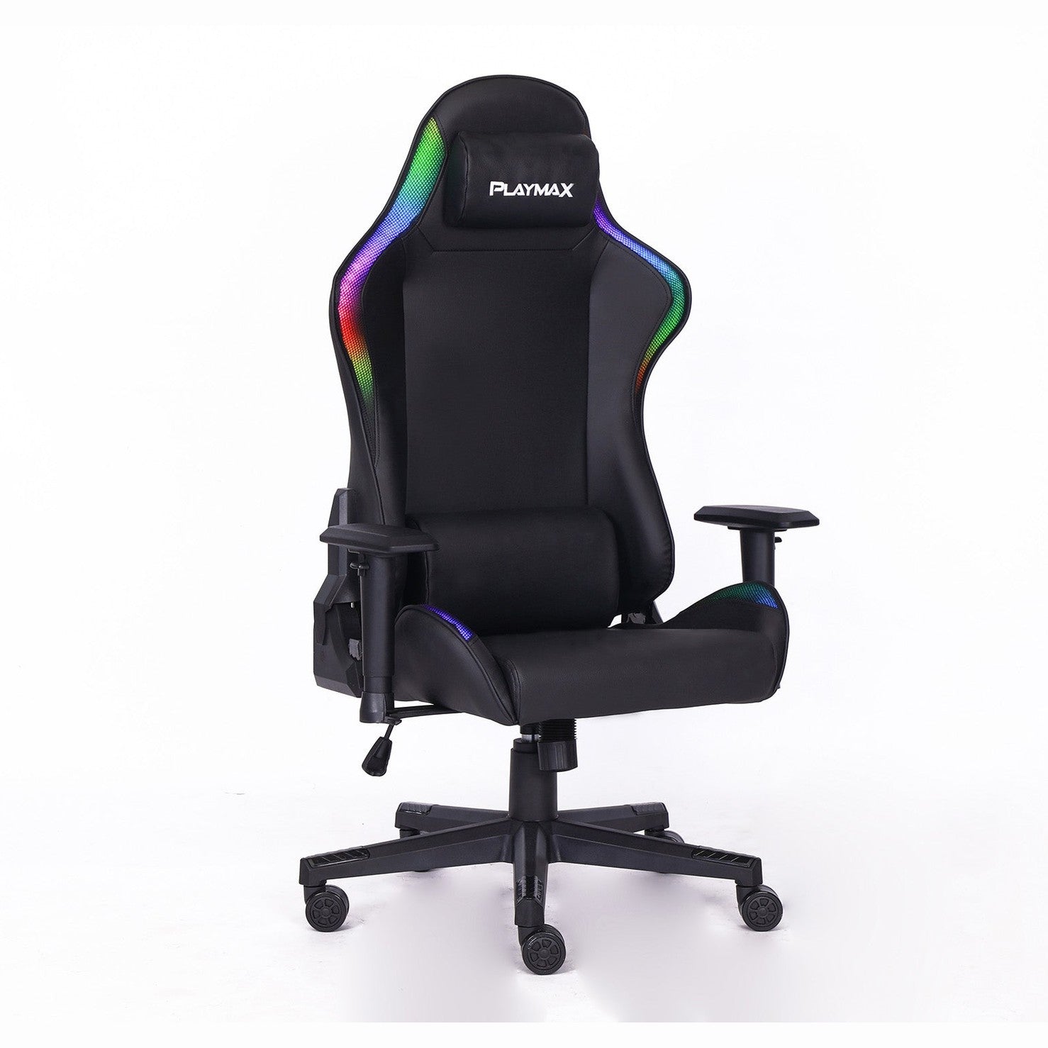 PLAYMAX PRO GAMING CHAIR - BLACK RGB