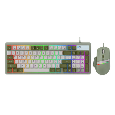 Playmax STRIKE Sage Green Keyboard & Mouse Bundle