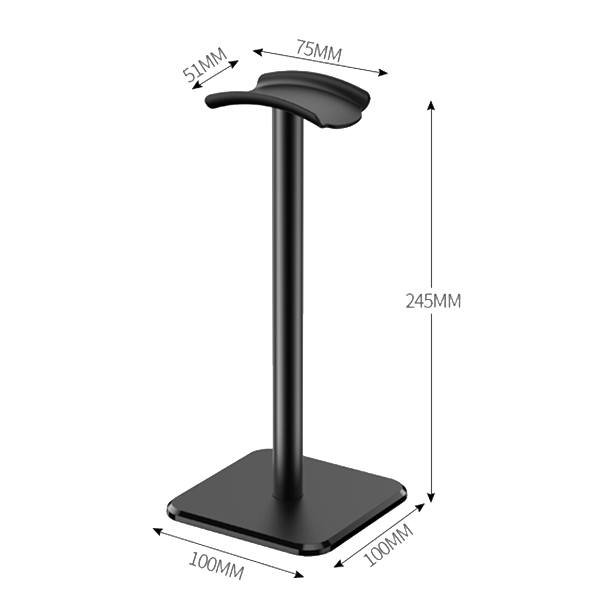 Aluminium Headset Stand - Black
