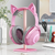 Aluminium Headset Stand - Pink