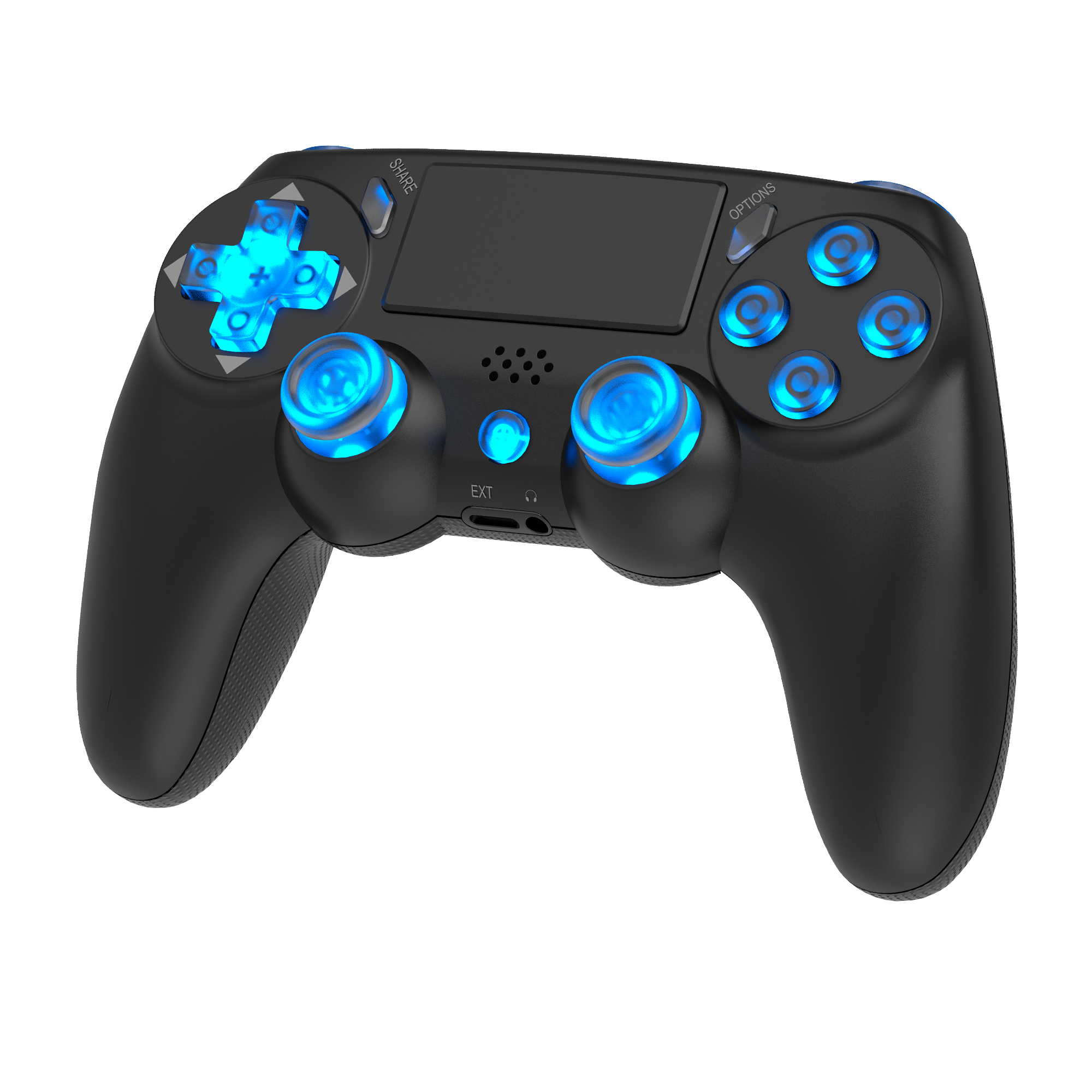 Playmax PS4 / PC Wireless Controller (Black RGB)