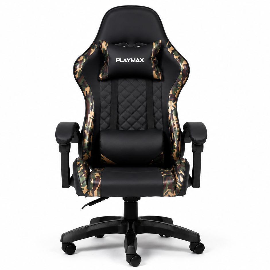 Playmax Studio Core Gaming Chair Jungle Camo/Black