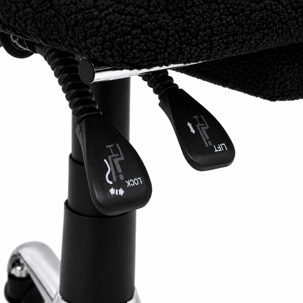 Playmax Studio Cloud Gaming Chair Cross Leg Teddy Black