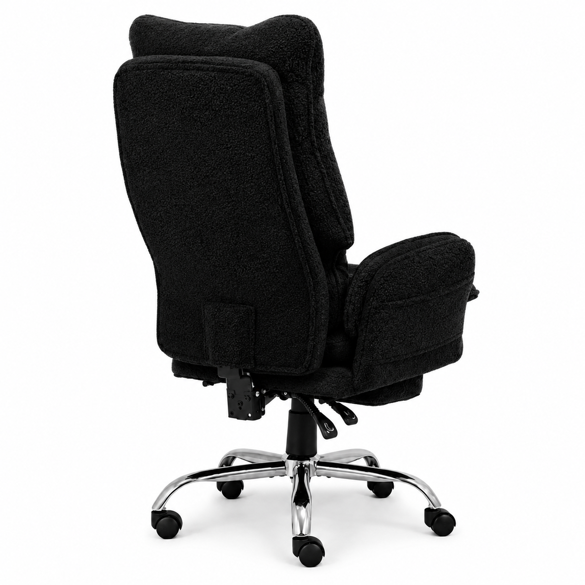 Playmax Studio Cloud Gaming Chair Cross Leg Teddy Black