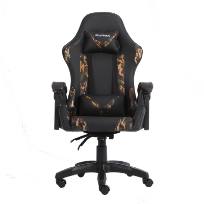 Playmax Gaming Chair Green Camo/Black