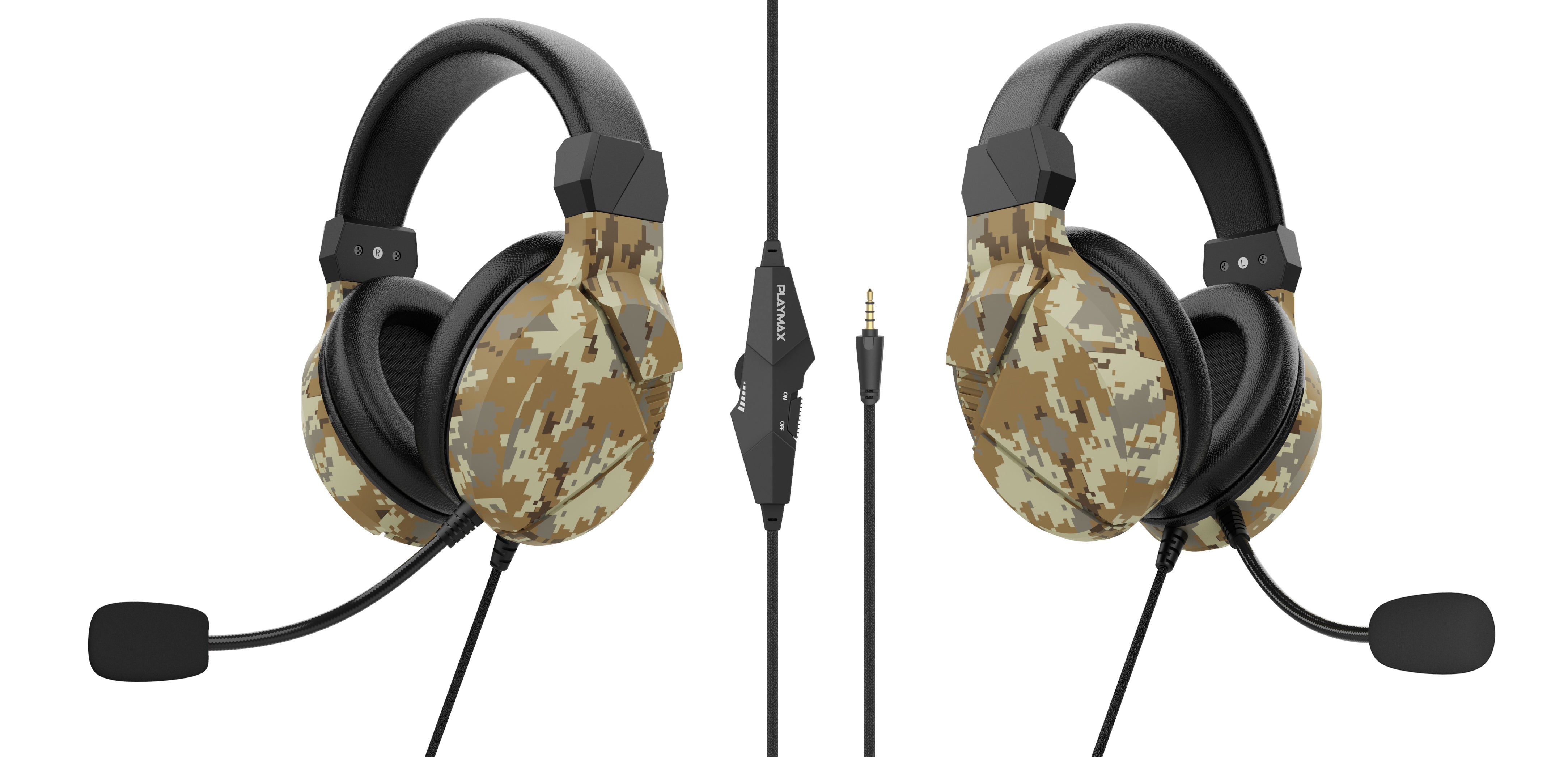 PLAYMAX GX6 UNIVERSAL HEADSET - DESERT