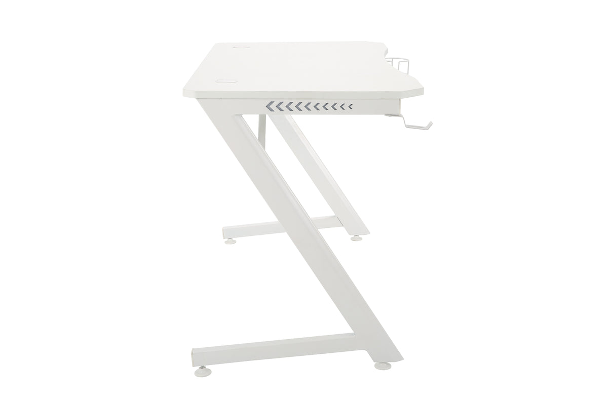 Playmax Studio Cyber Gaming Desk RGB White