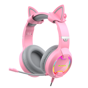 PLAYMAX CAT EAR HEADSET - PINK