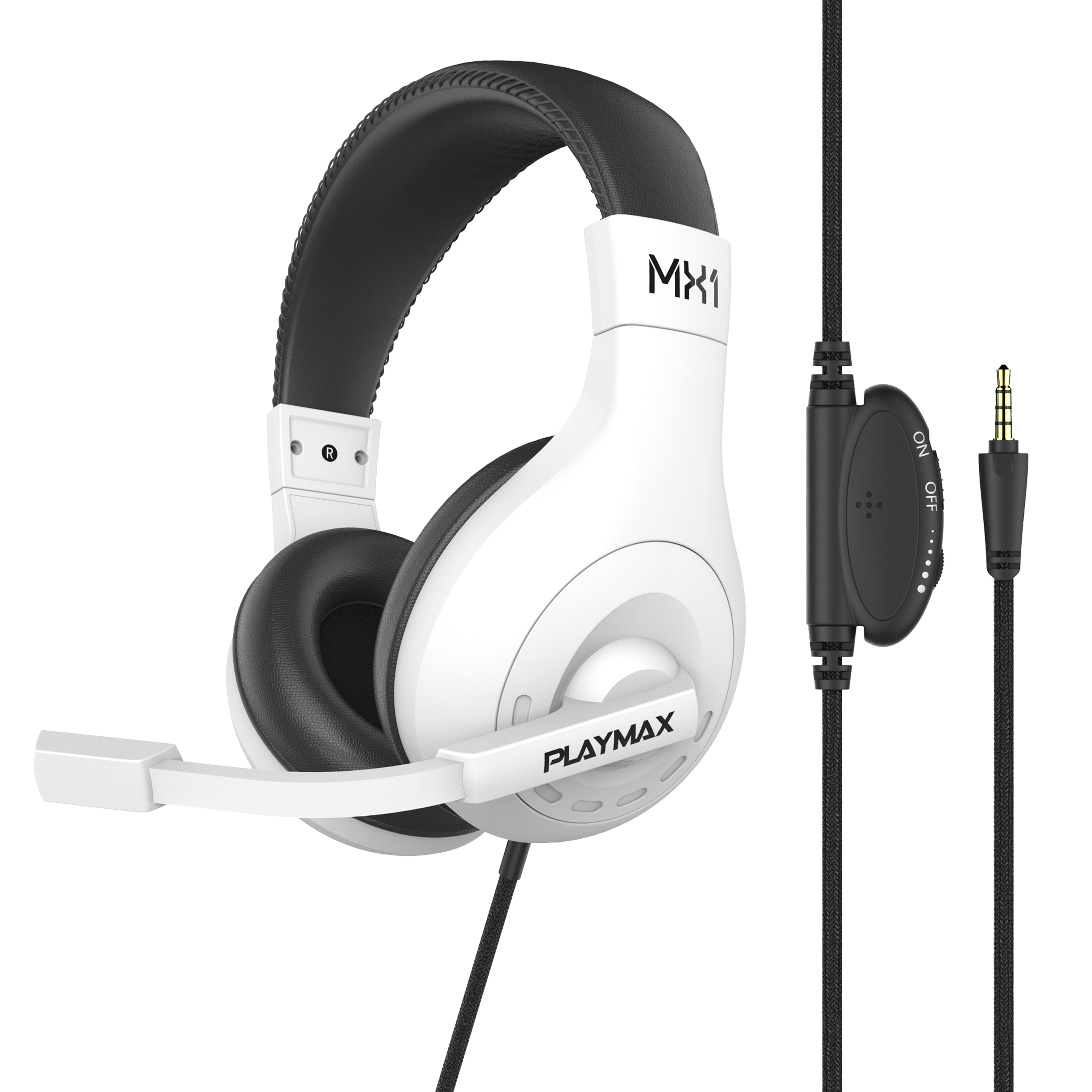 PLAYMAX MX1 UNIVERSAL HEADSET - WHITE