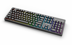 PLAYMAX BLACK RGB MEMBRANE GAMING KEYBOARD