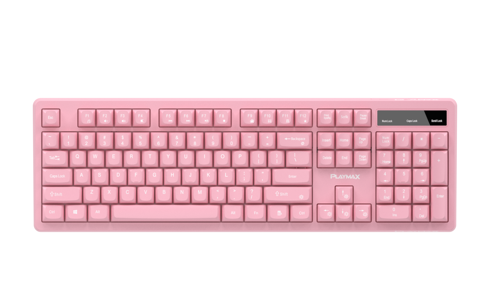 PLAYMAX PINK TABOO RGB KEYBOARD