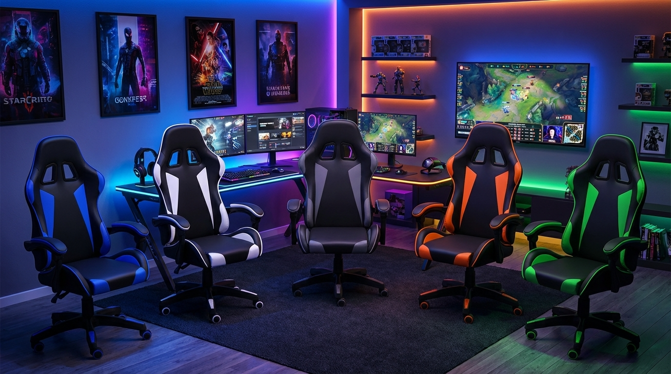 Playmax Gaming Chair Blue/Black