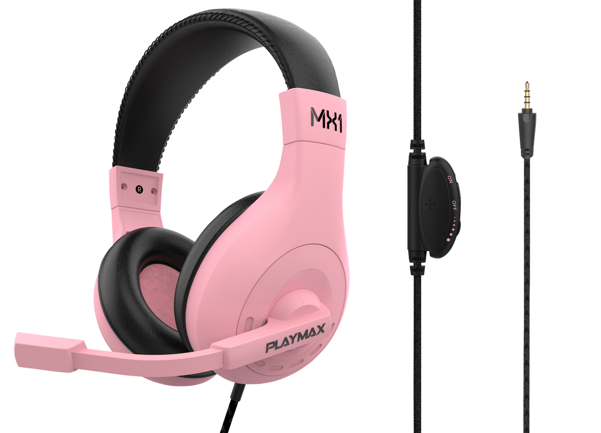 Playmax Pink Headset and Controller Bundle
