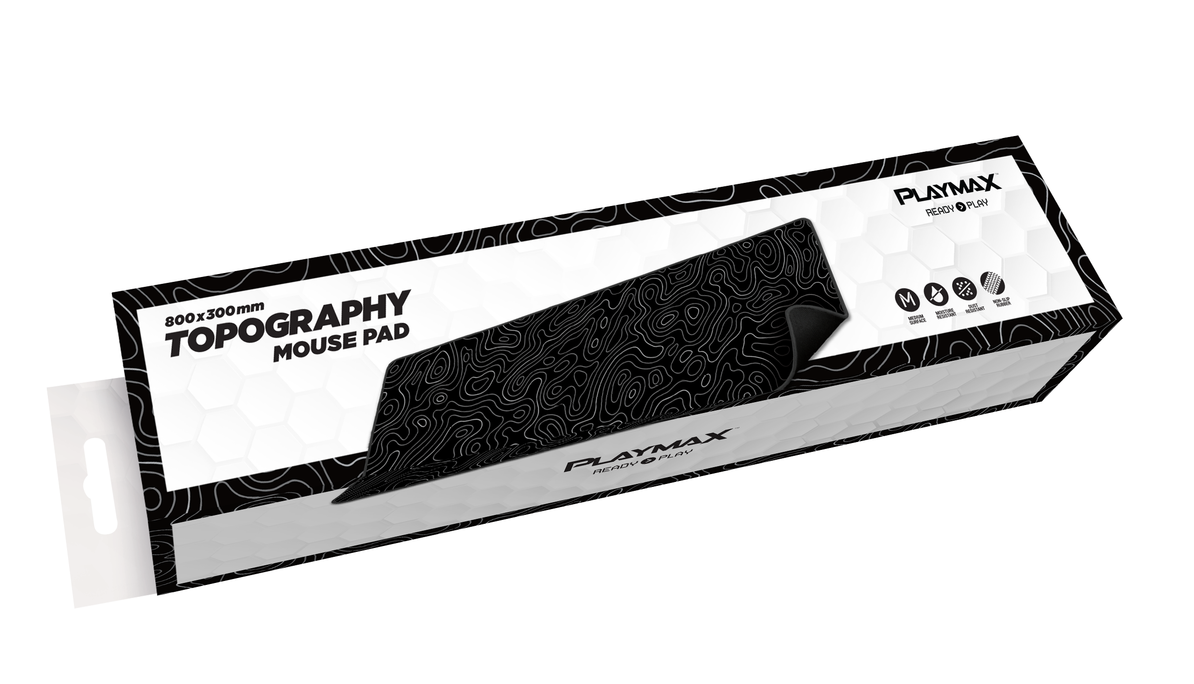 PLAYMAX TOPO MOUSE MAT - BLACK