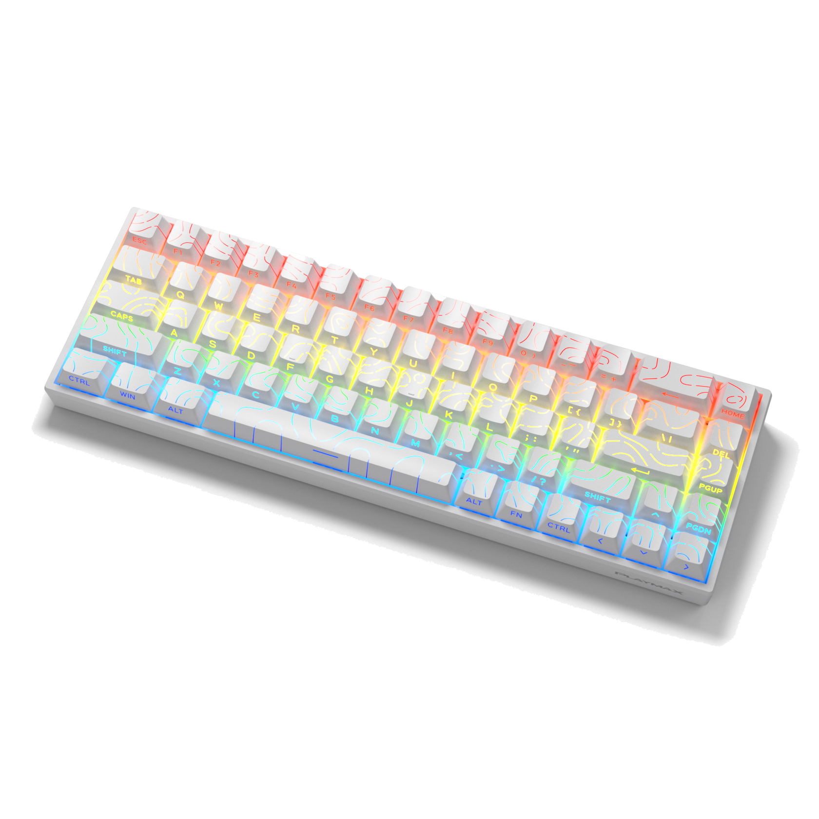 Playmax Mini Mechanical gaming keyboard - Topo