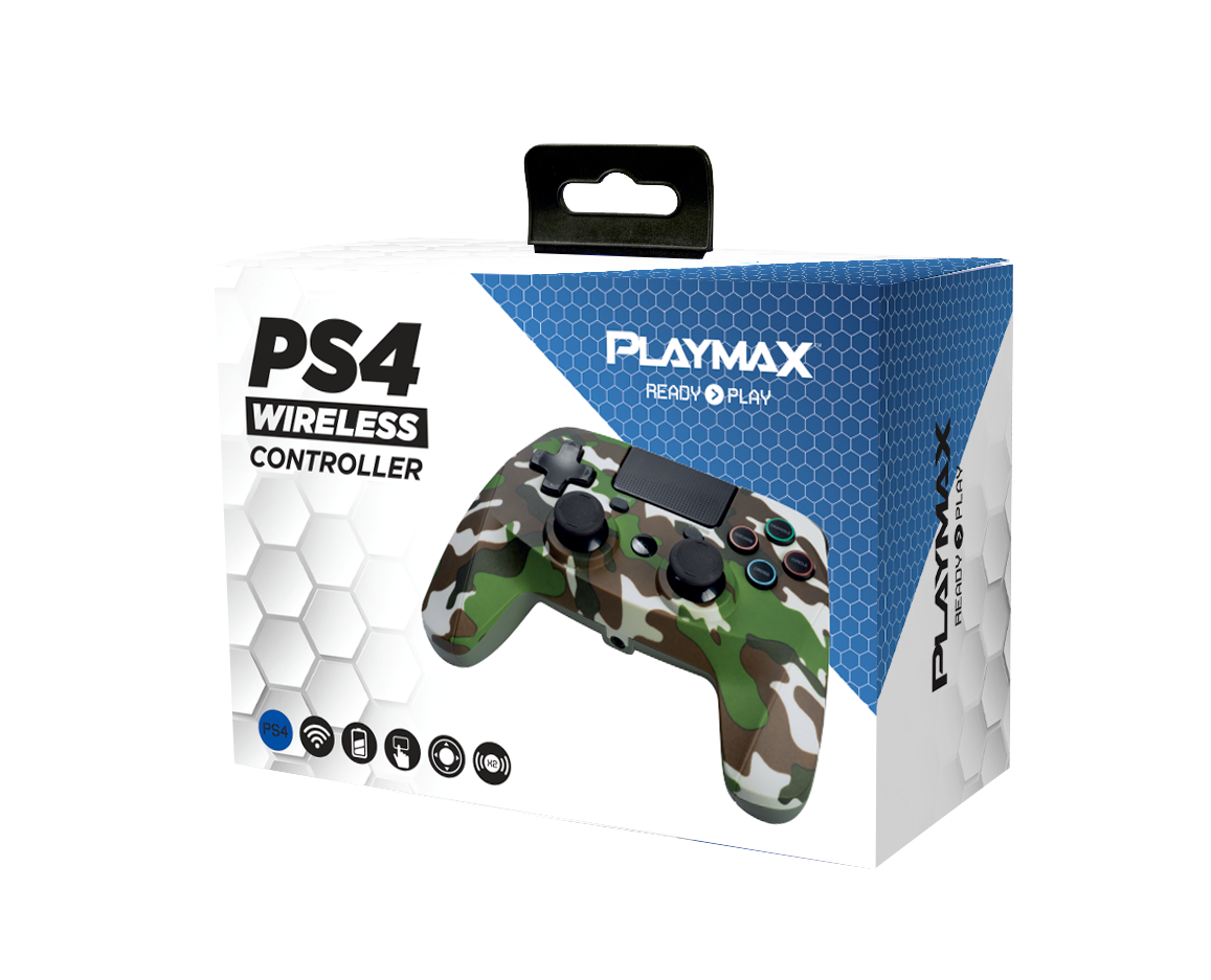 PLAYMAX CAMO WIRELESS CONTROLLER - PS4 - PLAYMAX GAMING