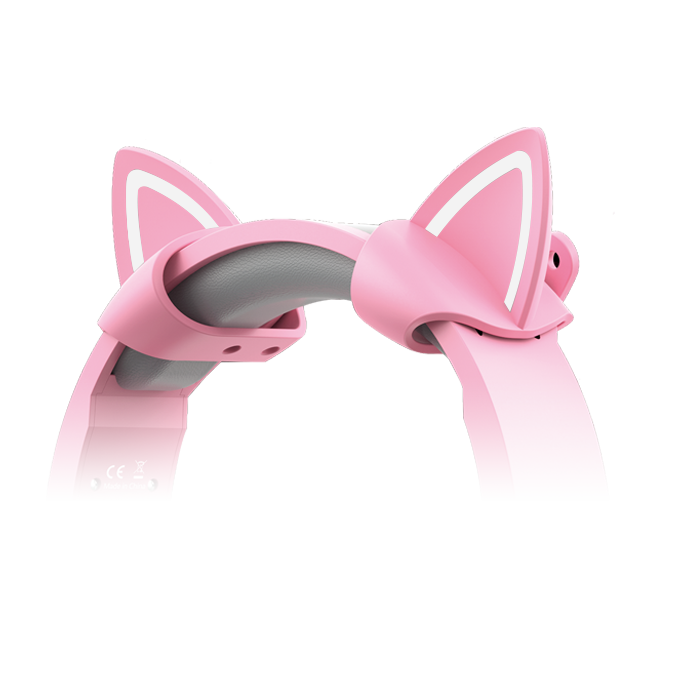 Playmax Cat Ears Pink/White