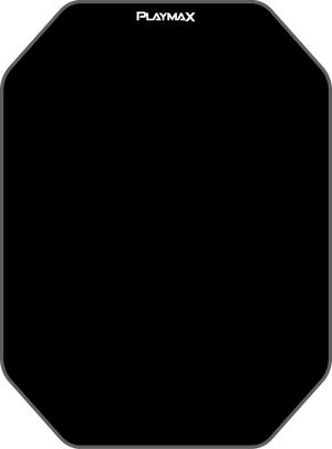 PLAYMAX OCTAGON ANTI-SLIP FLOOR MATS - BLACK