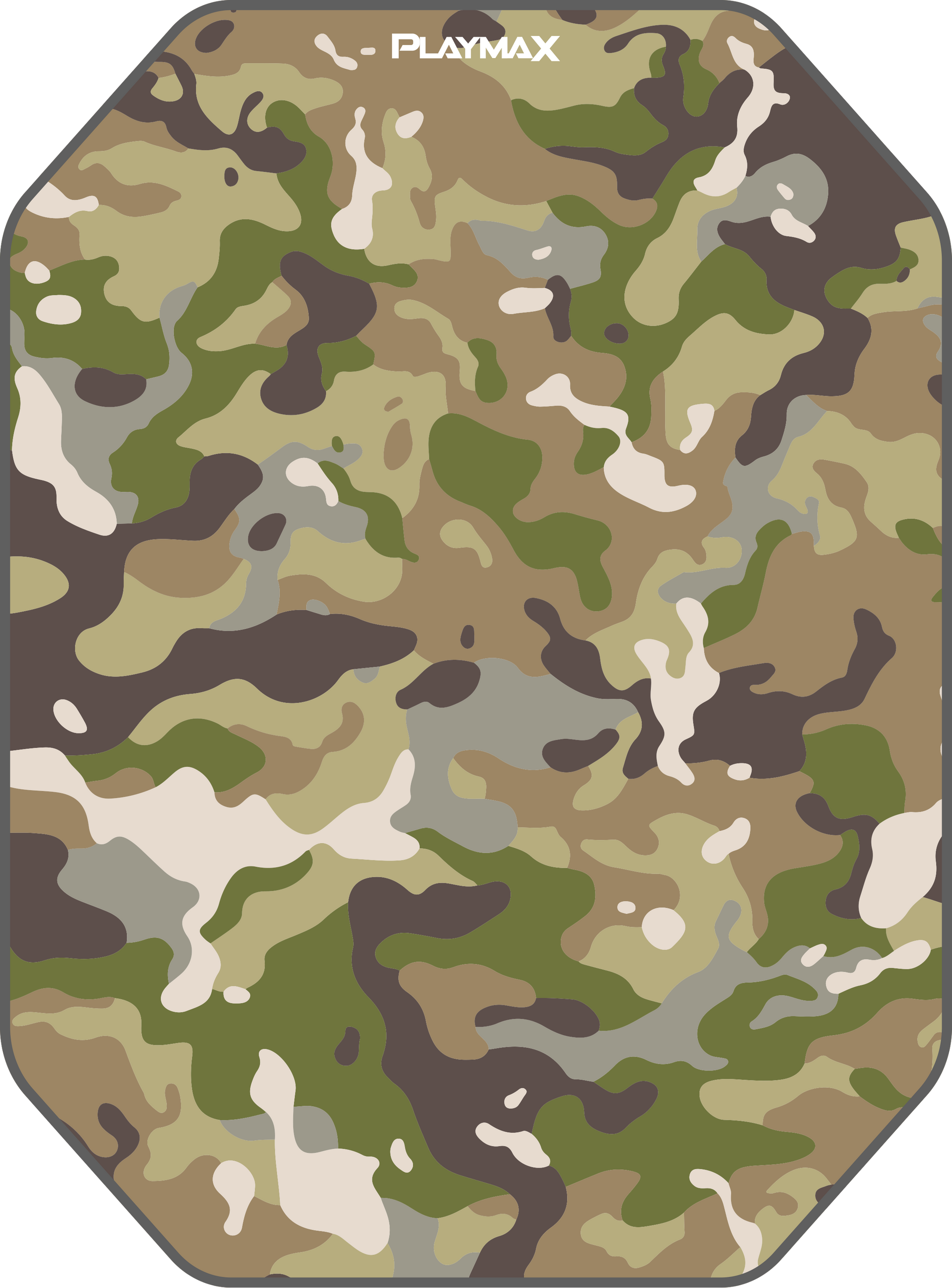 OCTAGON ANTI-SLIP FLOOR MATS - CAMO