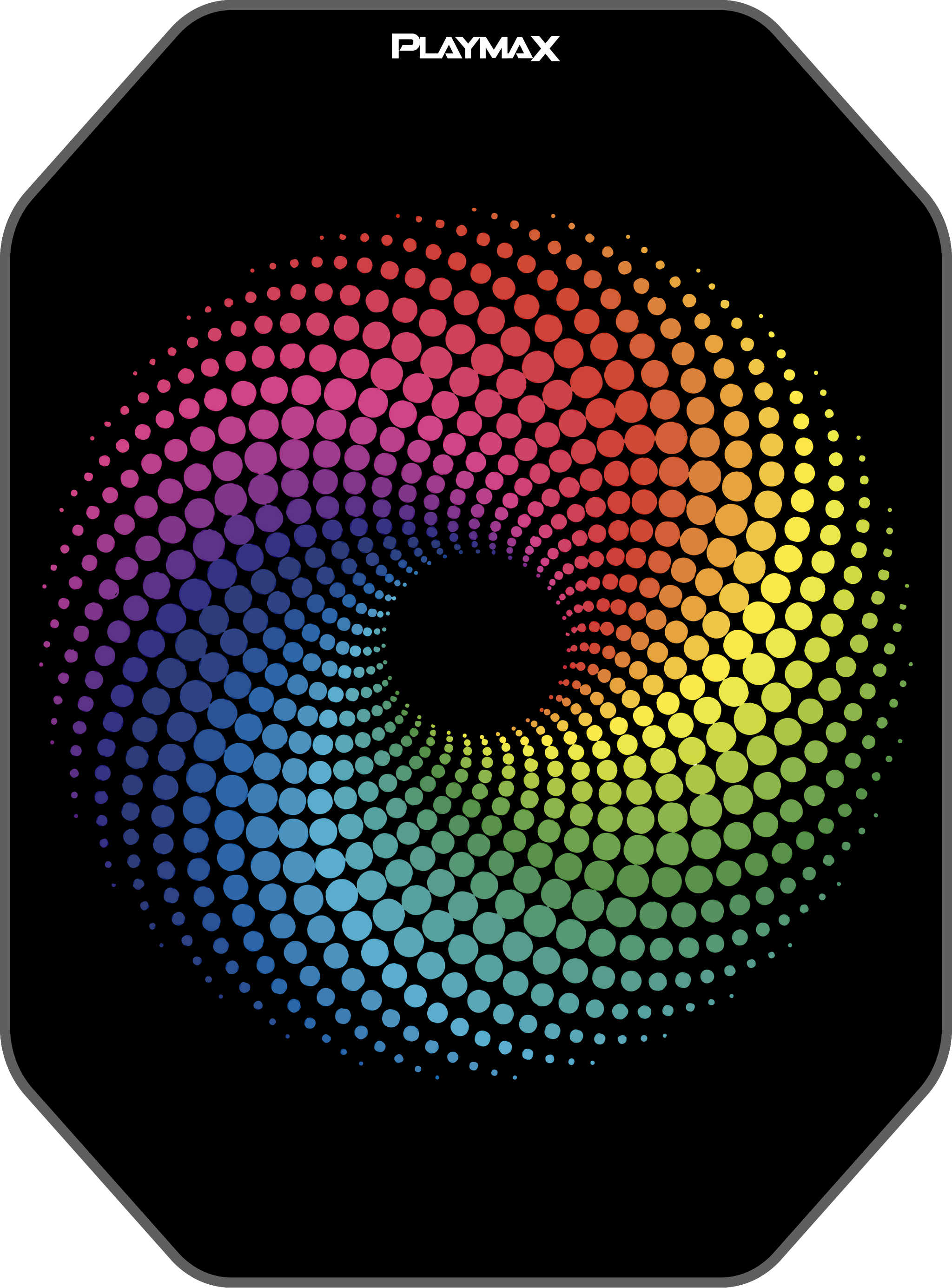 PLAYMAX OCTAGON ANTI-SLIP FLOOR MATS - RAINBOW